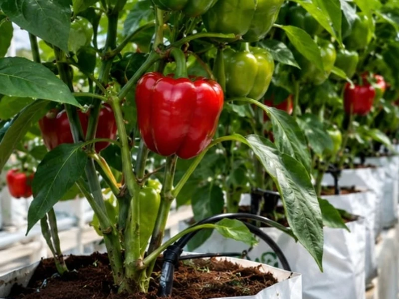 GrowNesso Cocopeat Growbag Capsicum Cultivation