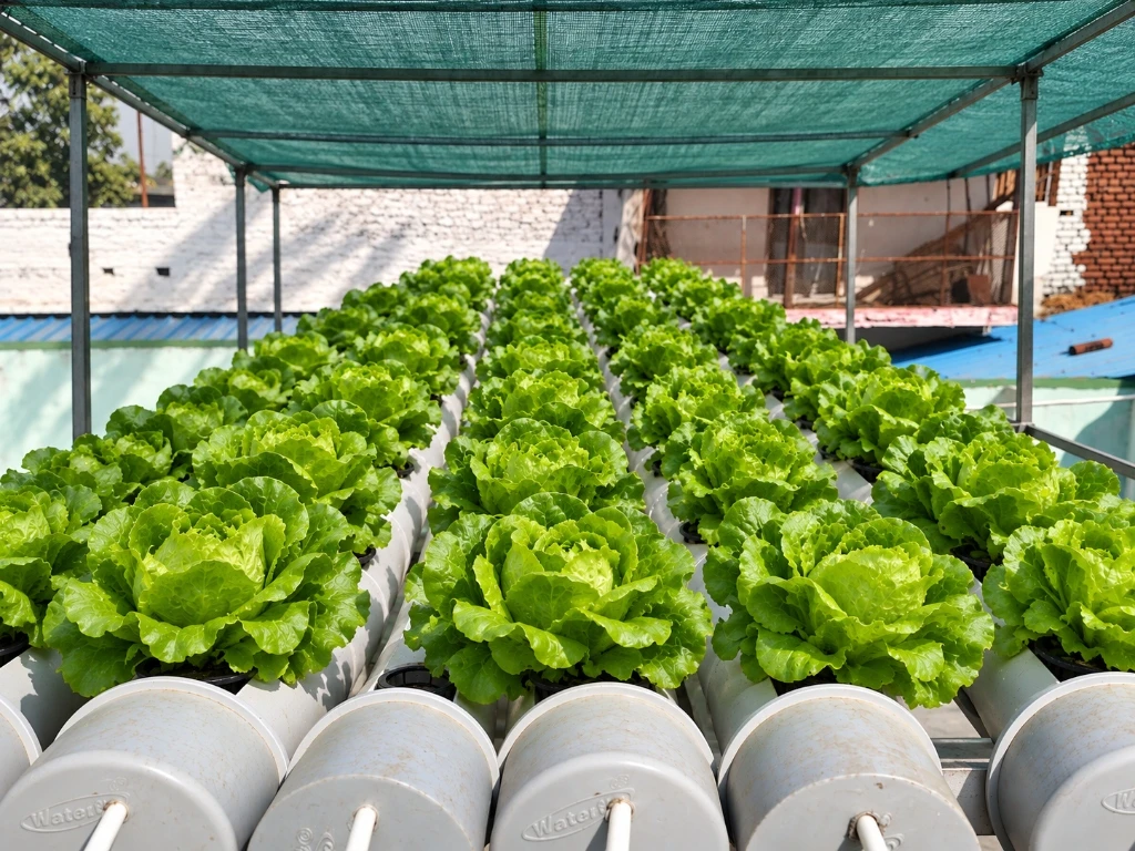 Fresh Crispy Lettuce Harvest