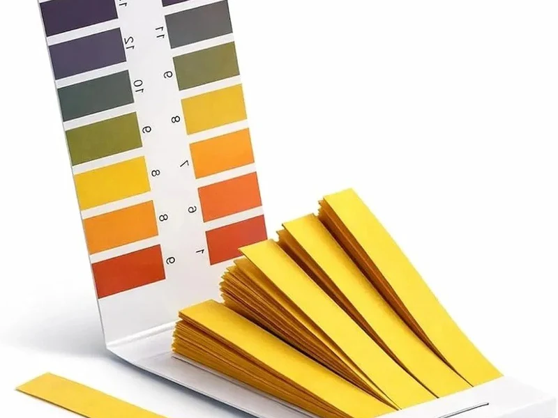 pH indicator strips and accessories for hydroponic testing